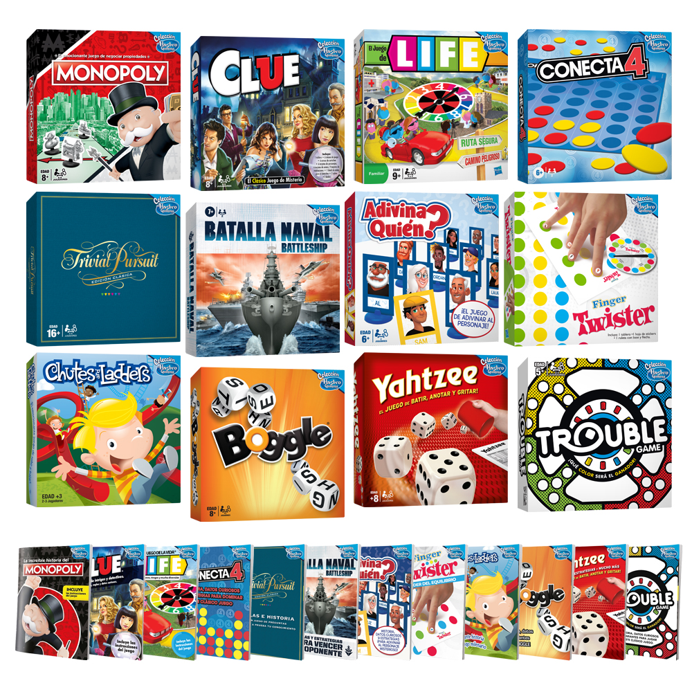 Serie Completa Hasbro Gaming Coleccionables Madreditorial
